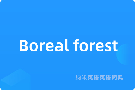 Boreal forest