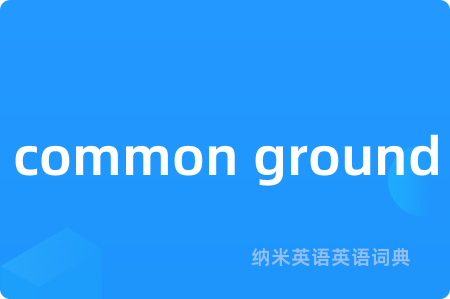 common ground