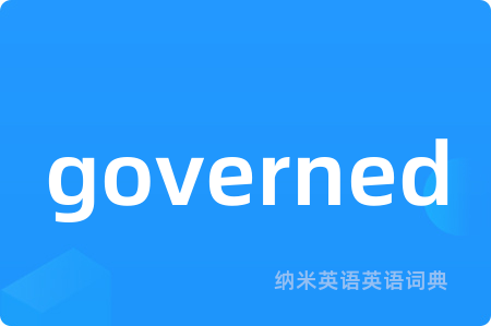 governed