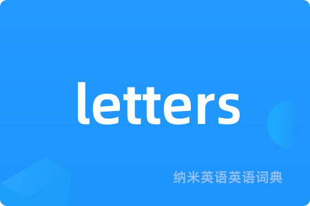 letters